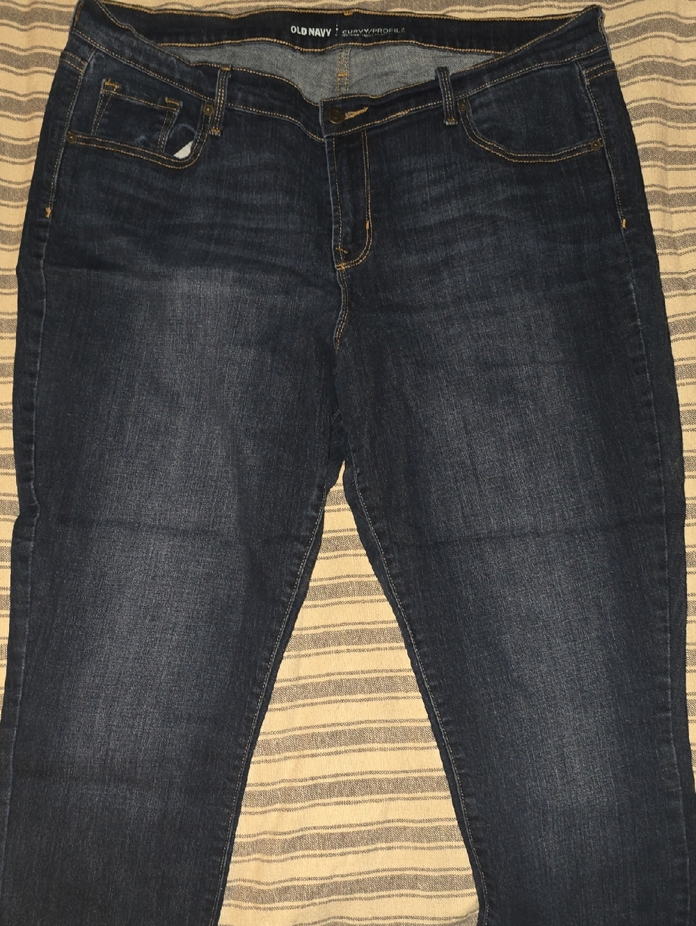 Old Navy Dark Blue Straight Leg Women’s Jeans